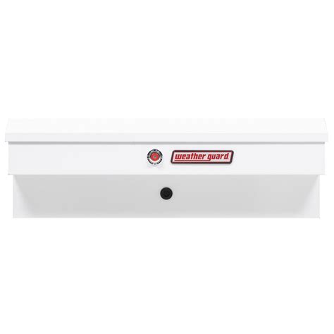 Weather Guard Side Mount Tool Box White Steel 41X17X13 